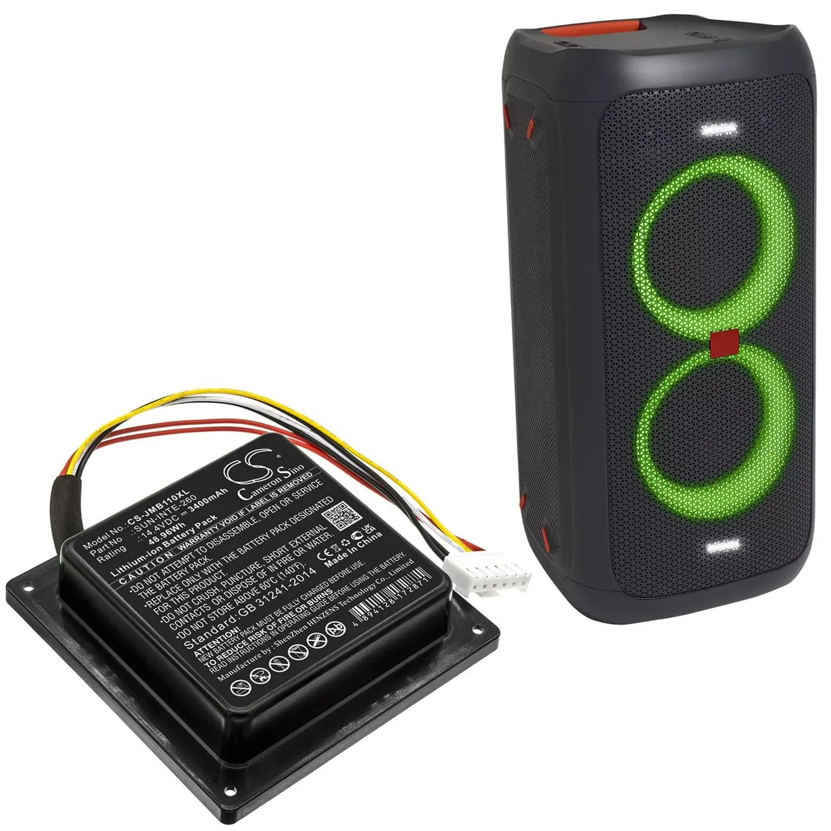 Cameron & Co Cameron & Co Battery for JBL PartyBox 100 3400mAh 14.4V — product photo