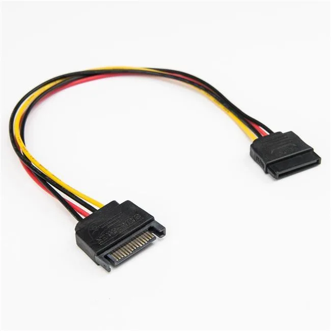 Rocstor Rocstor Y10C213-B1 12in 15-pin SATA power extension cable — product photo