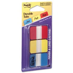 Pack of 66 assorted colour Post-It file tabs 686RYB