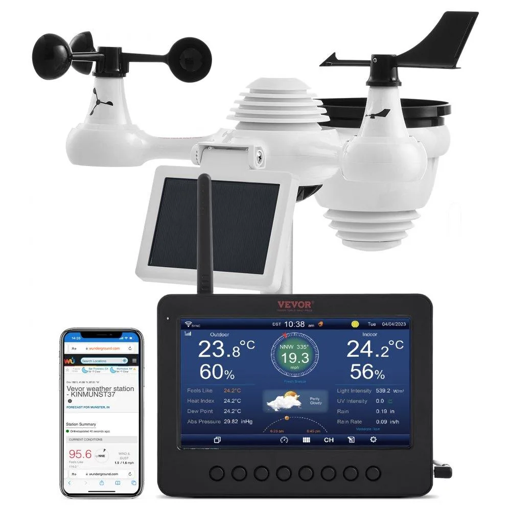 VEVOR VEVOR YT60233 7-in-1 Wireless Weather Station — product photo