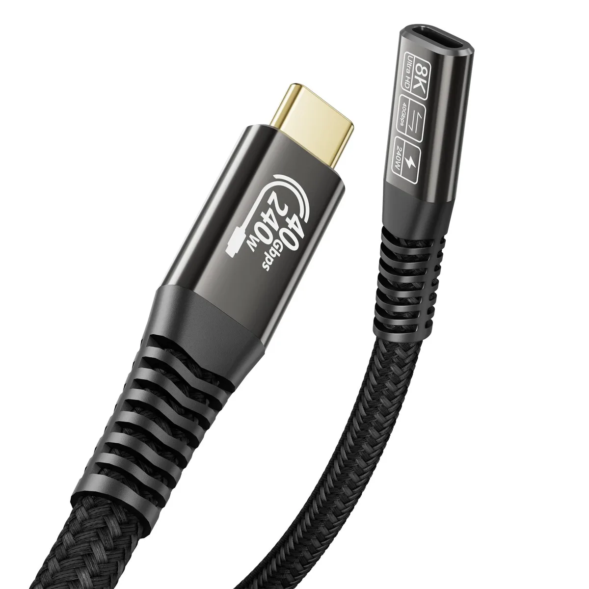 Vszerda Vszerda USB4 Extension Cable 40Gbps 240W 8K 1M — product photo