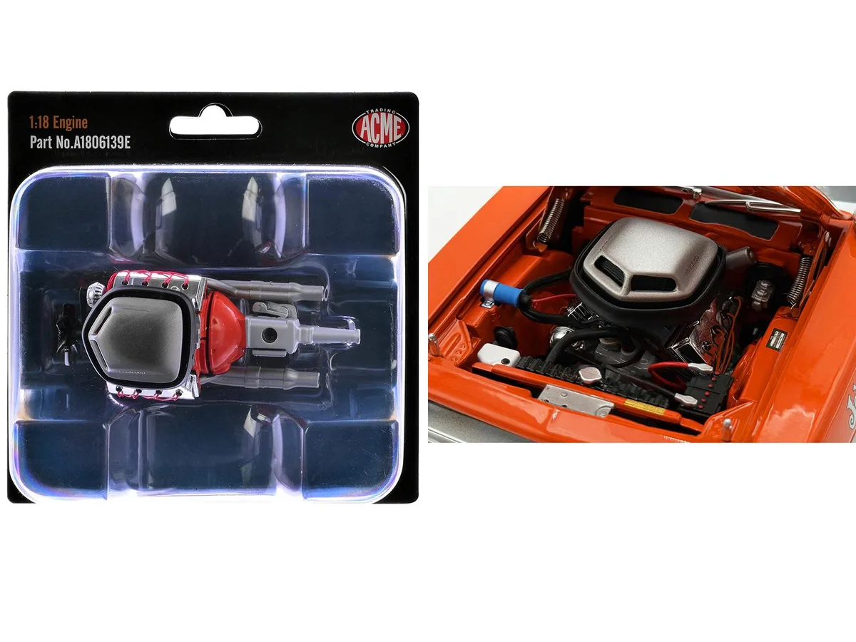 ACME ACME 426 HEMI Engine Transmission Replica 1/18 1970 Cuda — product photo