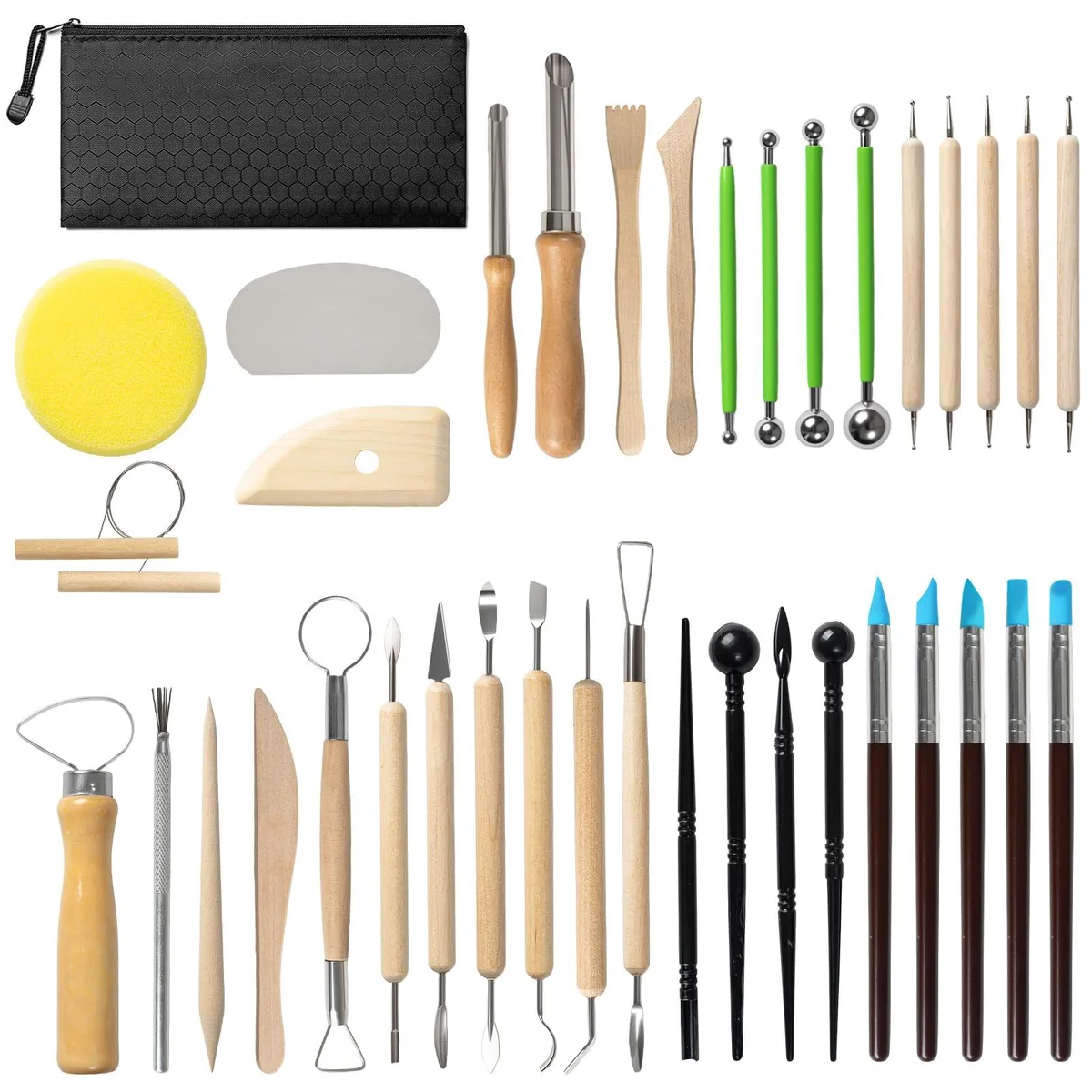  Mepubby mep-claytools 38 Pcs Pottery Tools Kit — product photo