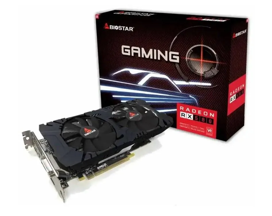 Biostar Biostar Radeon RX 580 8GB GDDR5 VA5815RQ82 graphics card — product photo