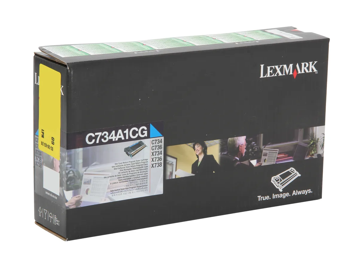 Lexmark Lexmark C734A1YG Yellow Toner Cartridge 6000 Pages — product photo