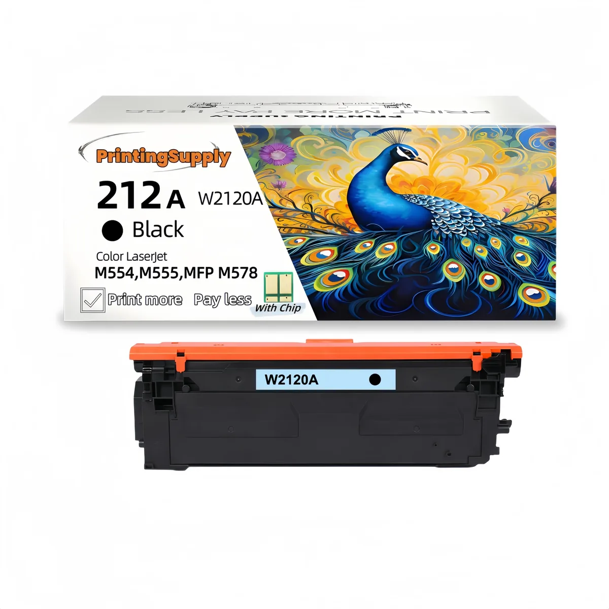 Aster Graphics Inc Aster Graphics Inc 212A W2120A Black Compatible Toner Cartridge — product photo