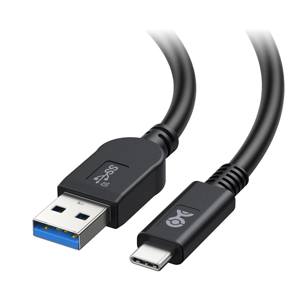 Kootion Kootion USB-IF Certified 10Gbps USB-A to USB-C Cable 3.3 ft Black — product photo