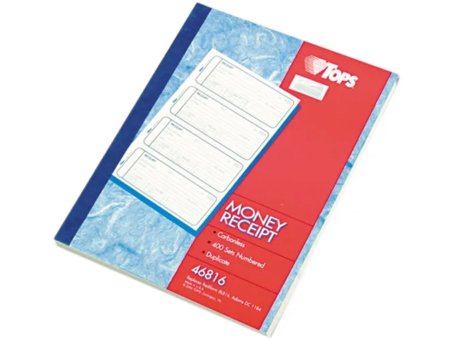 TOPS TOPS 46816 Money & Rent Receipt Books 400 Sets — produktfoto