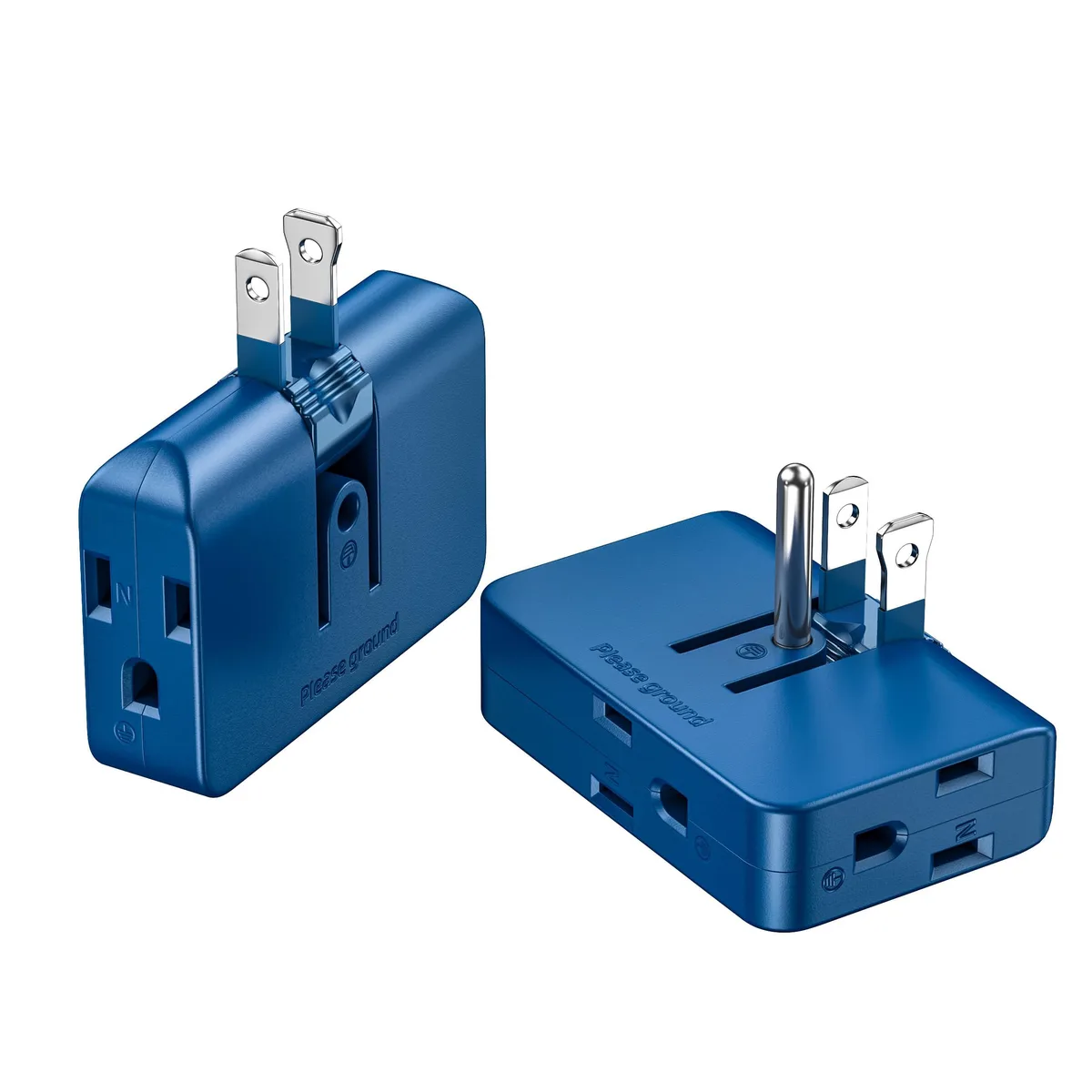  Cable Matters ET-005 2-Pack Blue Power Splitter Cord — product photo