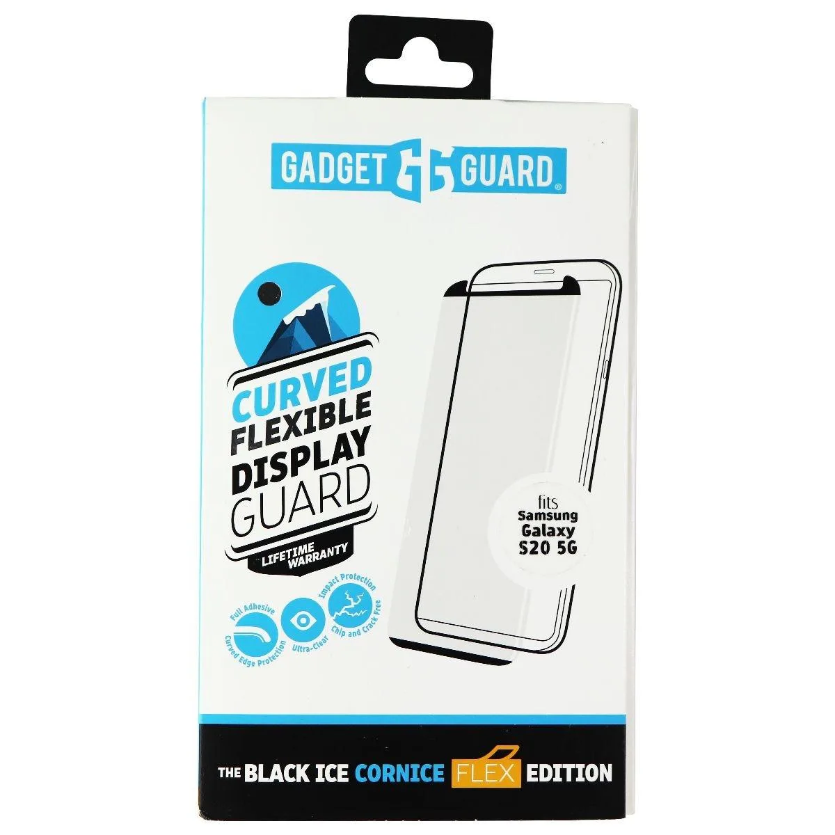 Invisible Gadget Guard Invisible Gadget Guard Black Ice Cornice Flex Edition Screen Protector for Galaxy S20 5G — product photo