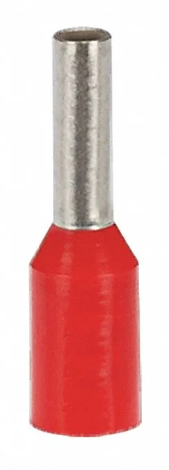 Panduit red polypropylene wire ferrule for 18 AWG, pack of 500