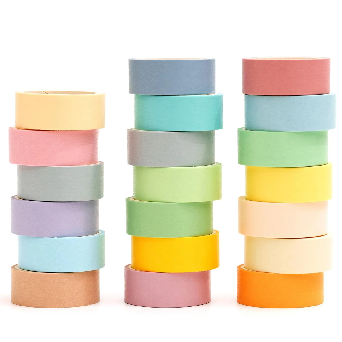 YUBX YUBX Macaron Washi Tape 20 Rolls 15mm 3m — product photo