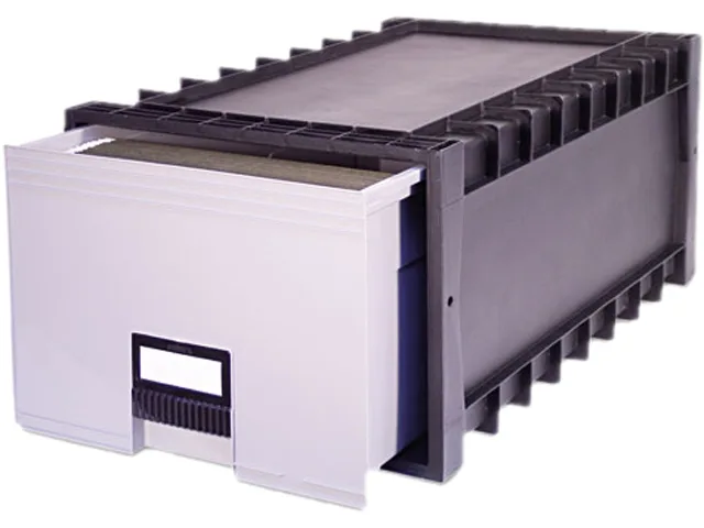 Storex Storex 61106U01C Archive Storage Box Letter 24" Depth Gray — product photo