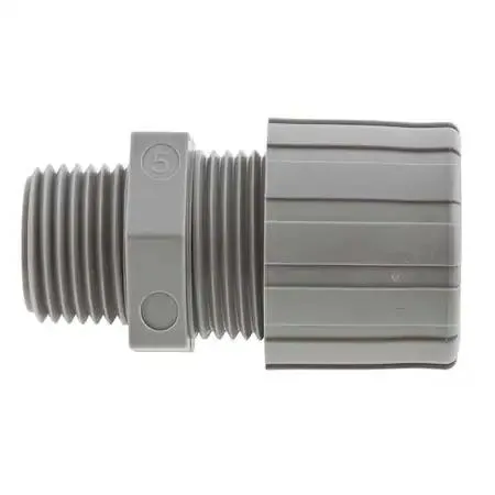 Hubbell Incorporated Hubbell Incorporated SHC1039CR NPT Cord Connector .38-.50 In Gray — product photo