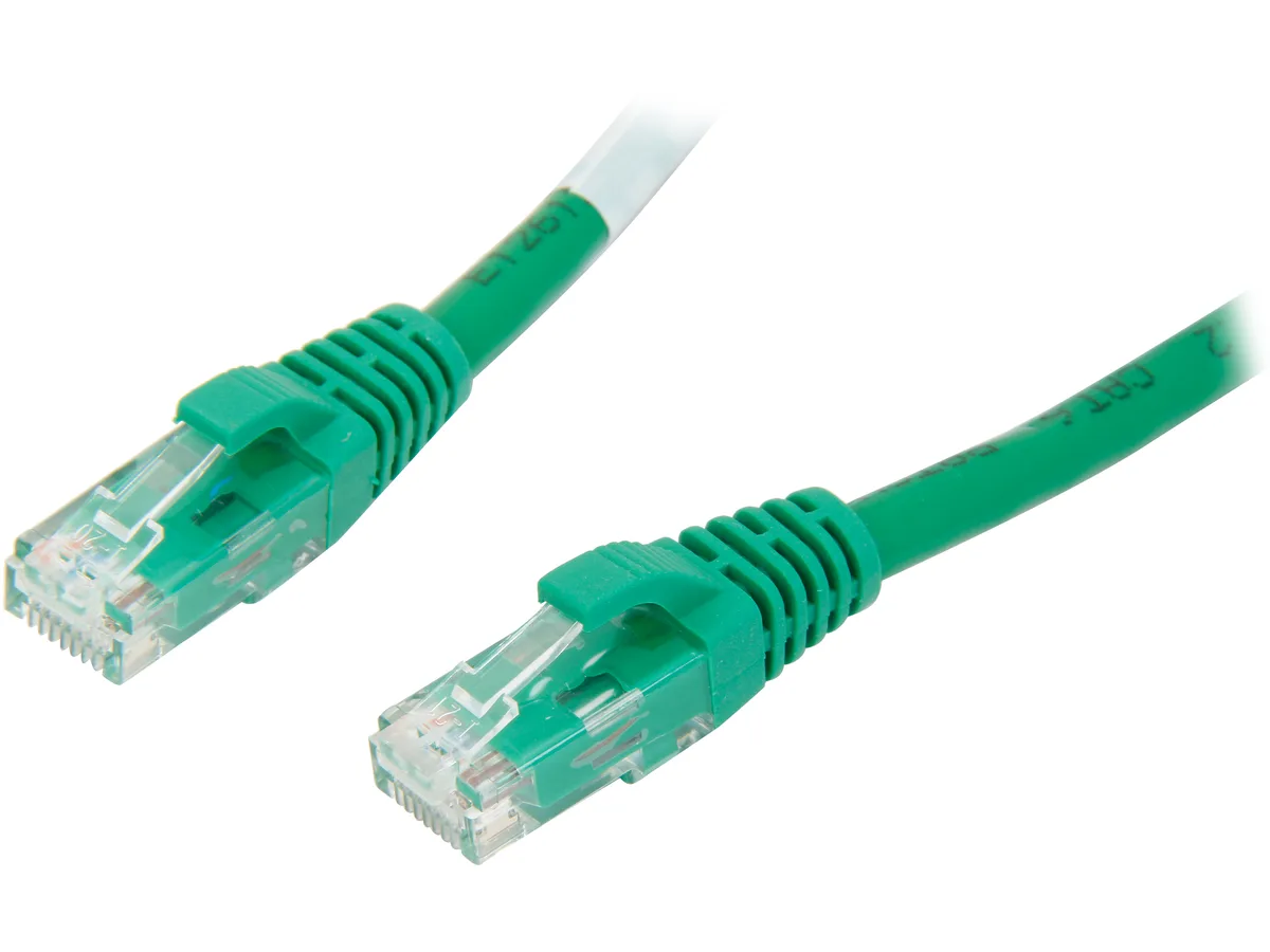 Cables To Go Cables To Go 31344 Cat6 network ethernet cable 5 ft Green — product photo
