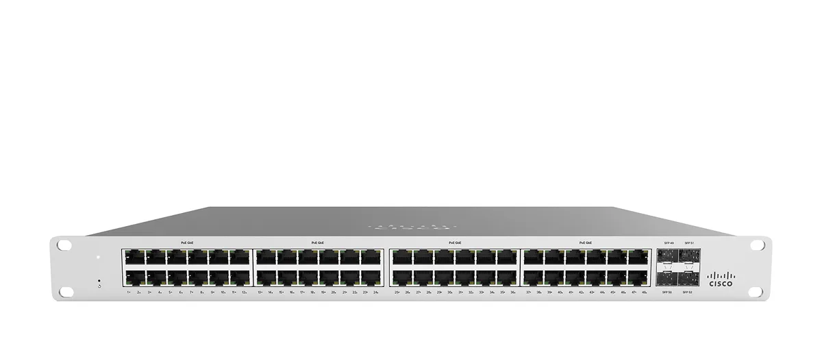 Cisco Systems, Inc. Cisco Systems, Inc. Meraki MS120-48LP 48-port Gigabit Managed Switch — product photo