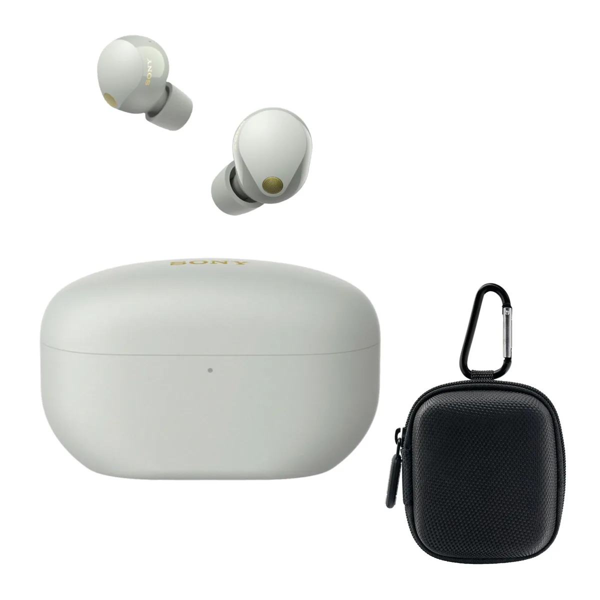 Sony Sony WF-1000XM5 Wireless Noise Cancelling Earbuds Silver with Case — product photo