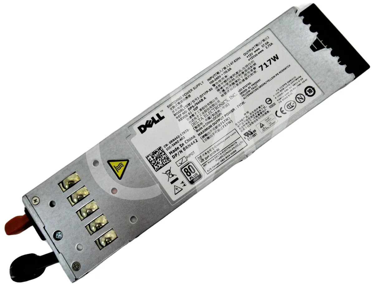 DELL DELL PowerEdge RN442 717W 80 Plus Gold server power supply — product photo