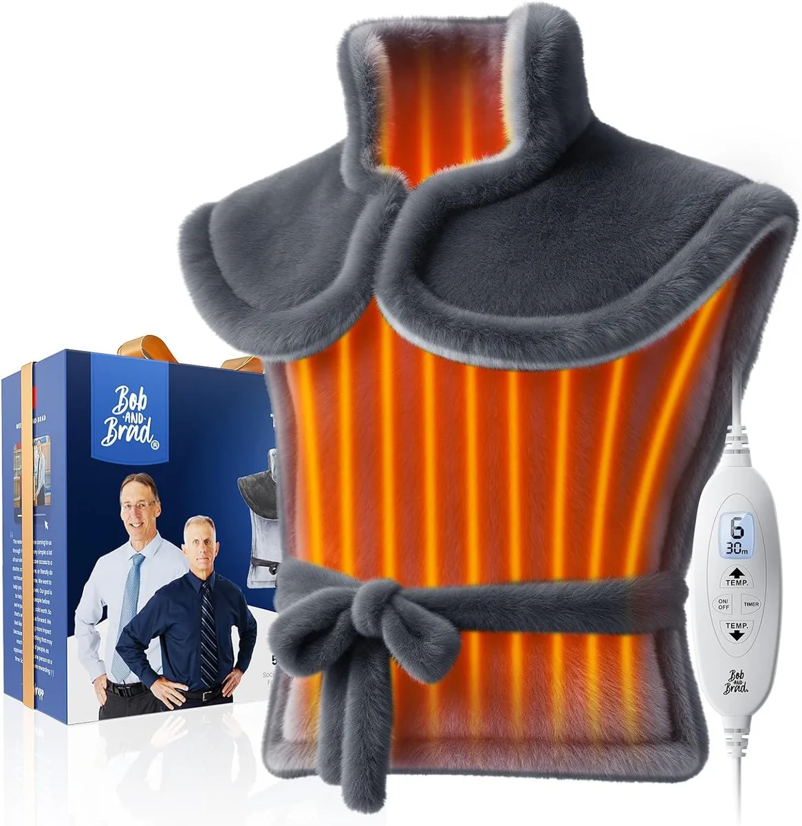 Bob and Brad Bob and Brad HP11-018A Heating Pad Massager 24x34in 6 Heat Settings 100W — product photo