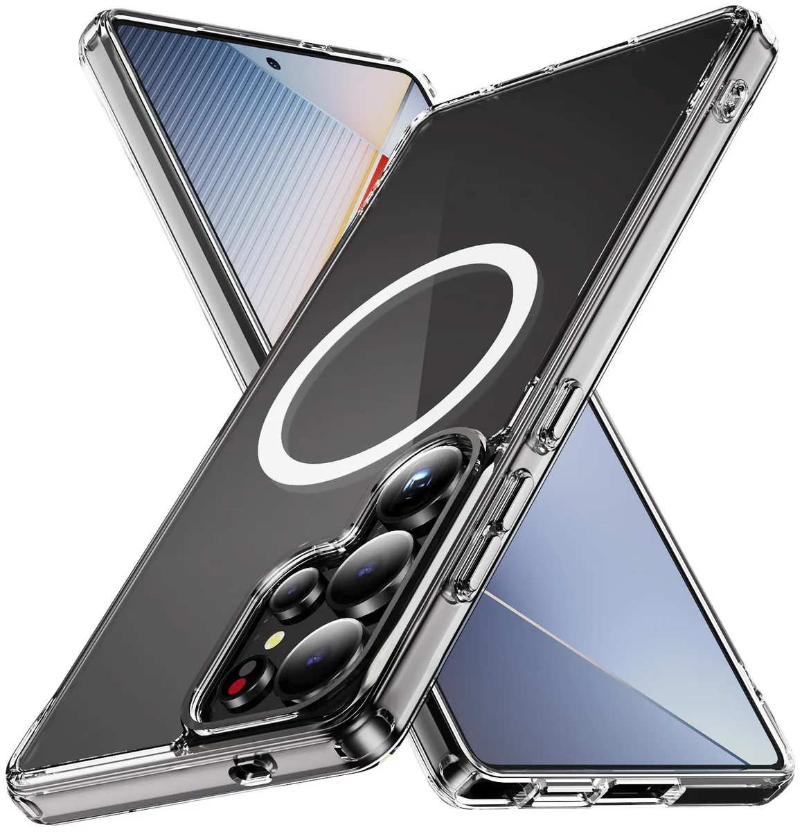 Nakedcellphone Nakedcellphone Transparent Acrylic Case for Samsung Galaxy S25 Ultra 5G MagSafe — product photo
