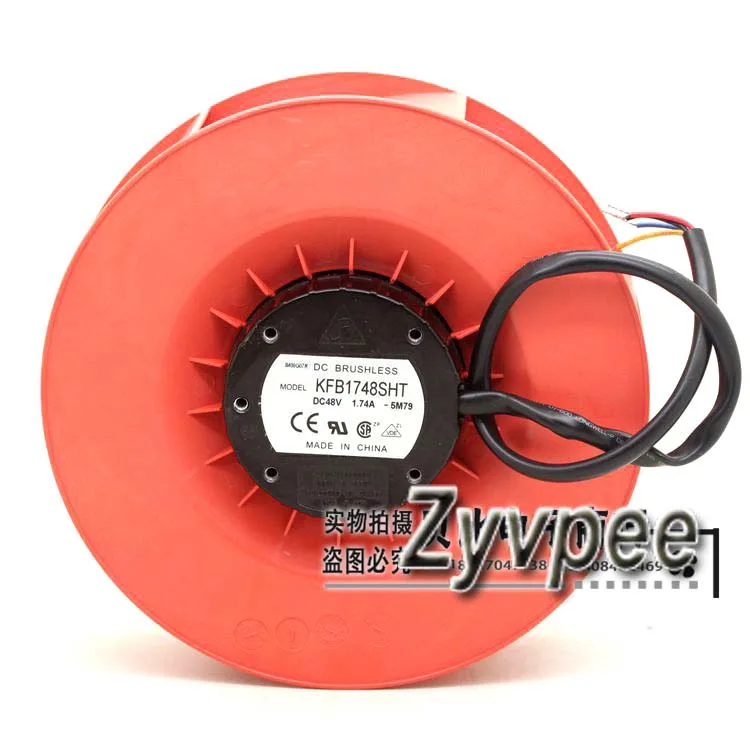 OEM Industries OEM Industries KFB1748SHT 48V 1.74A Red 2 Ball 4 Wire Fan — product photo