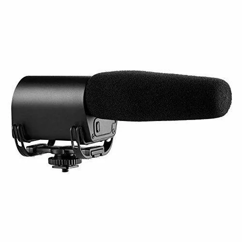 Movo Movo Vmic Recorder Video Microphone with LCD Screen (Black) camera accessory — product photo