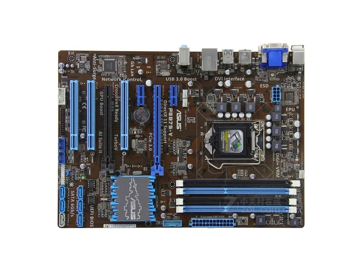 ASUS ASUS P8B75-V LGA 1155 Intel B75 DDR3 32GB ATX Intel motherboard — product photo
