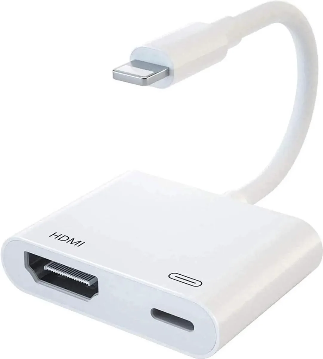 Vszerda Vszerda Lightning to HDMI Adapter 1080P with Charging Port White — product photo