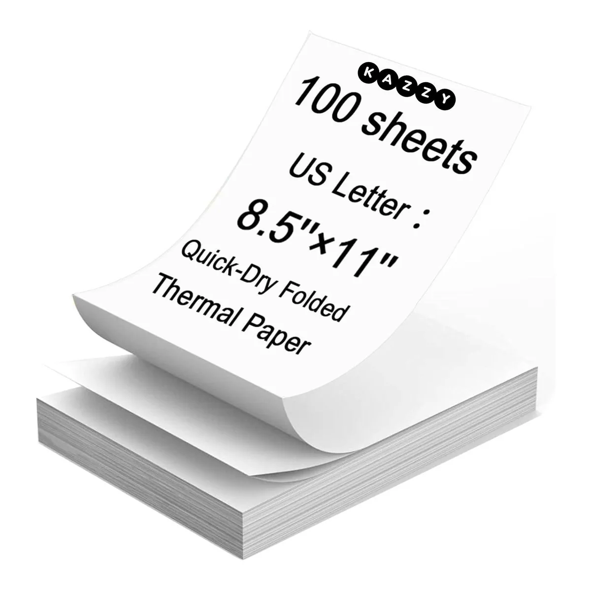  Brother 001 Thermal Paper 8.5 x 11 Sheets 100 Pack — product photo