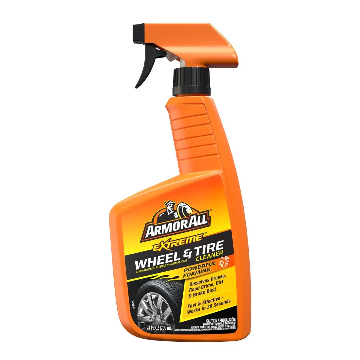 24 fl oz spray bottle of wheel and tire cleaner