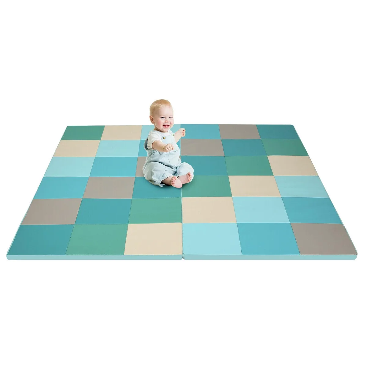 SlickBlue SlickBlue 58 Inch Folding Activity Center Light Blue — product photo