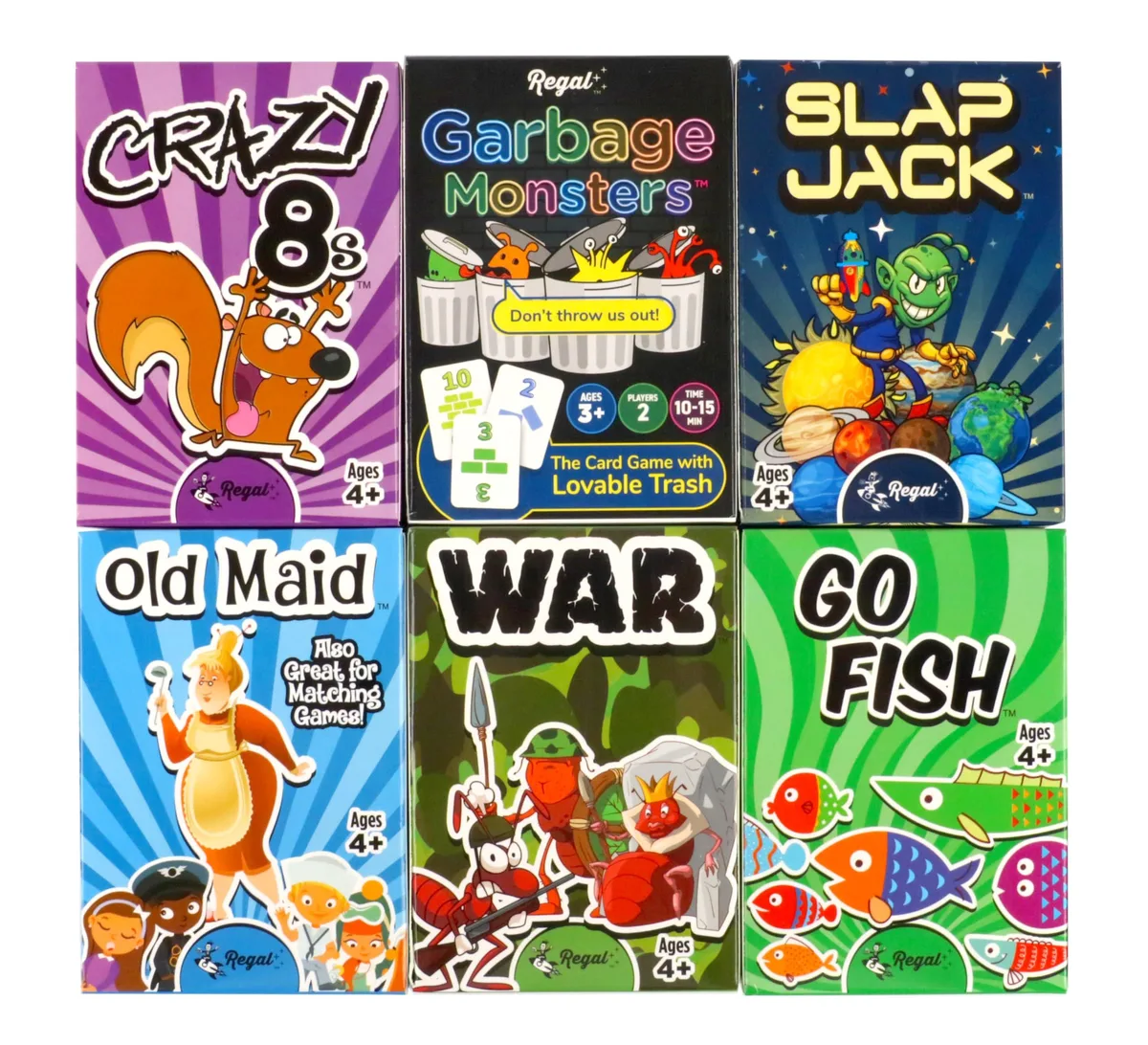  Worry Free Gadgets Card Game Set 268 (6 Games) — product photo