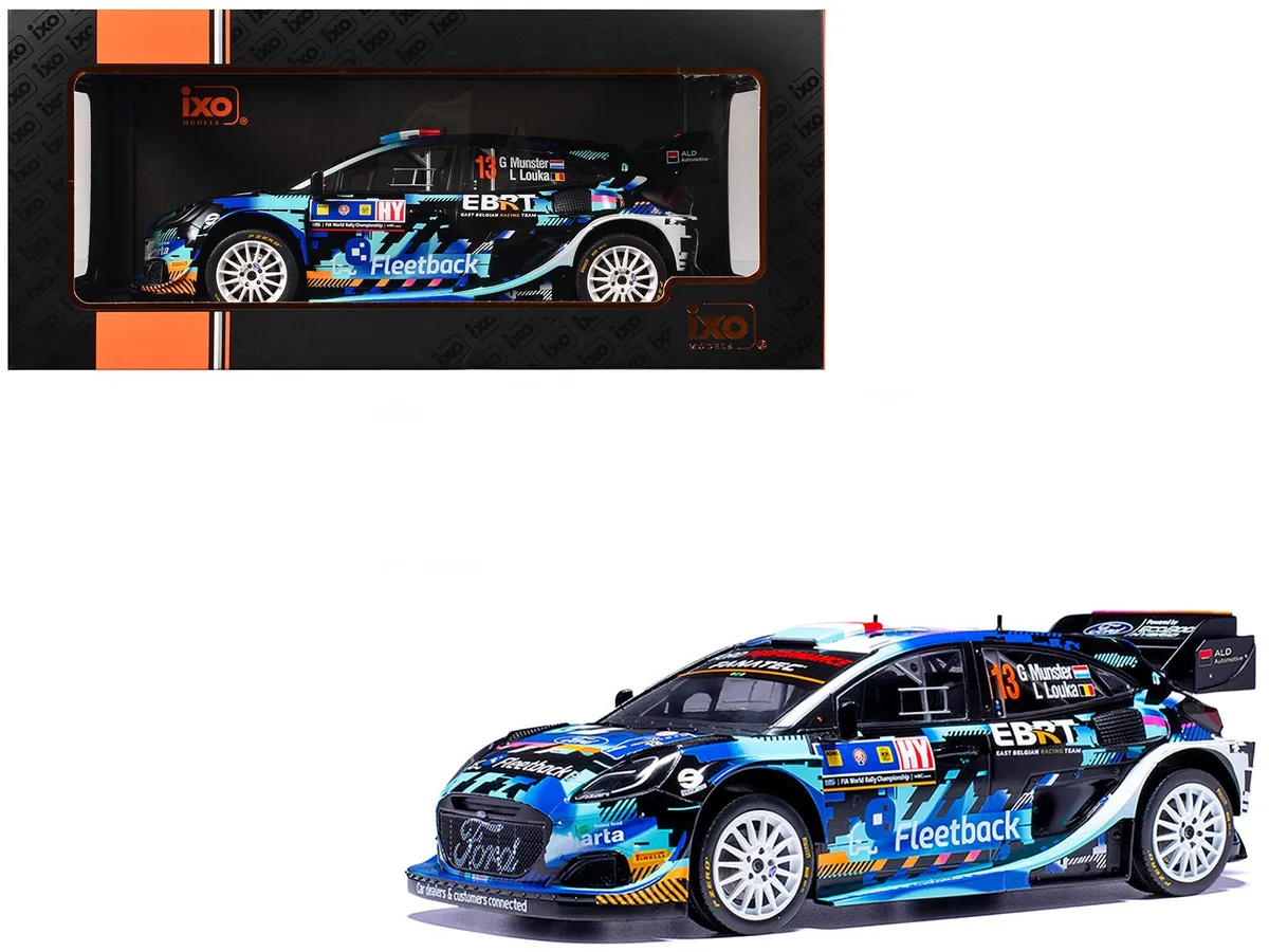 ixo ixo Ford Puma Rally1 #13 Munster/Louka Central European Rally 2023 1/18 — product photo