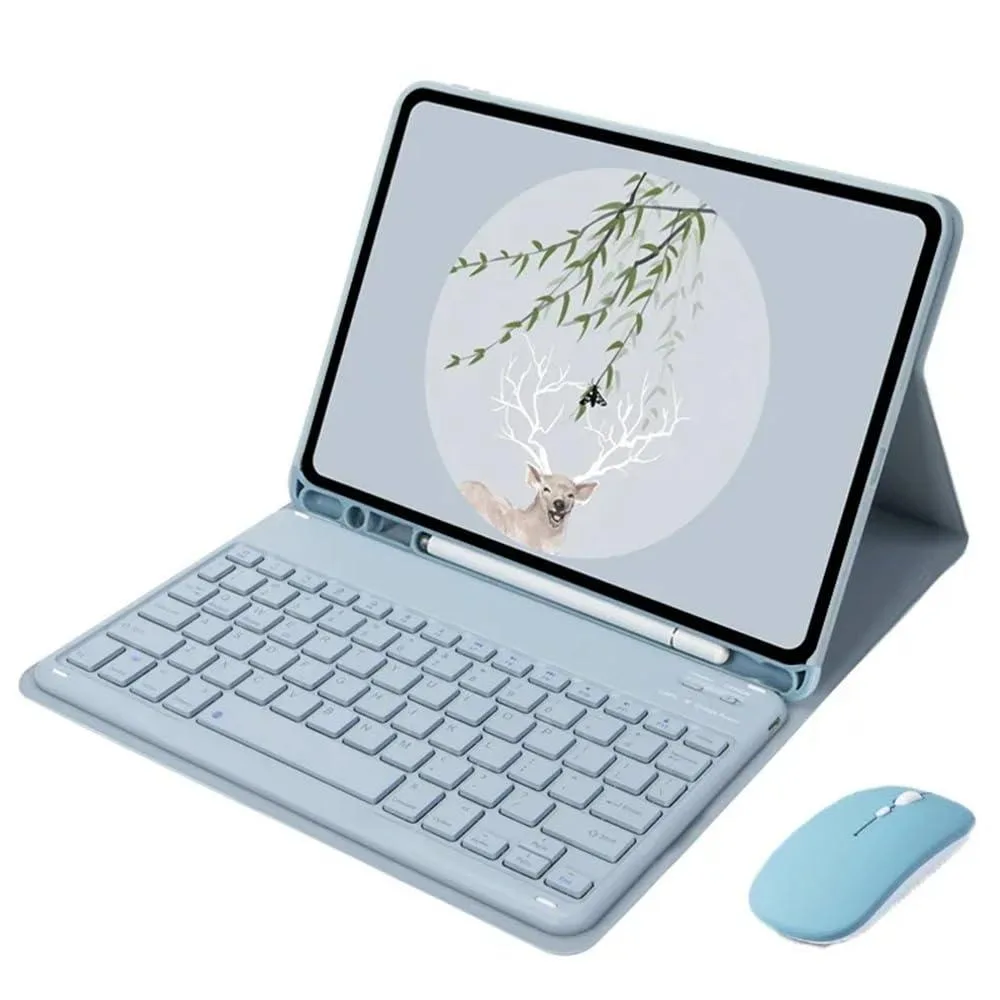 Timoom Timoom Detachable Keyboard & Mouse Folio Case for Samsung Galaxy Tab A8 10.5" (SM-X200/X205/X207) Misty Blue — product photo