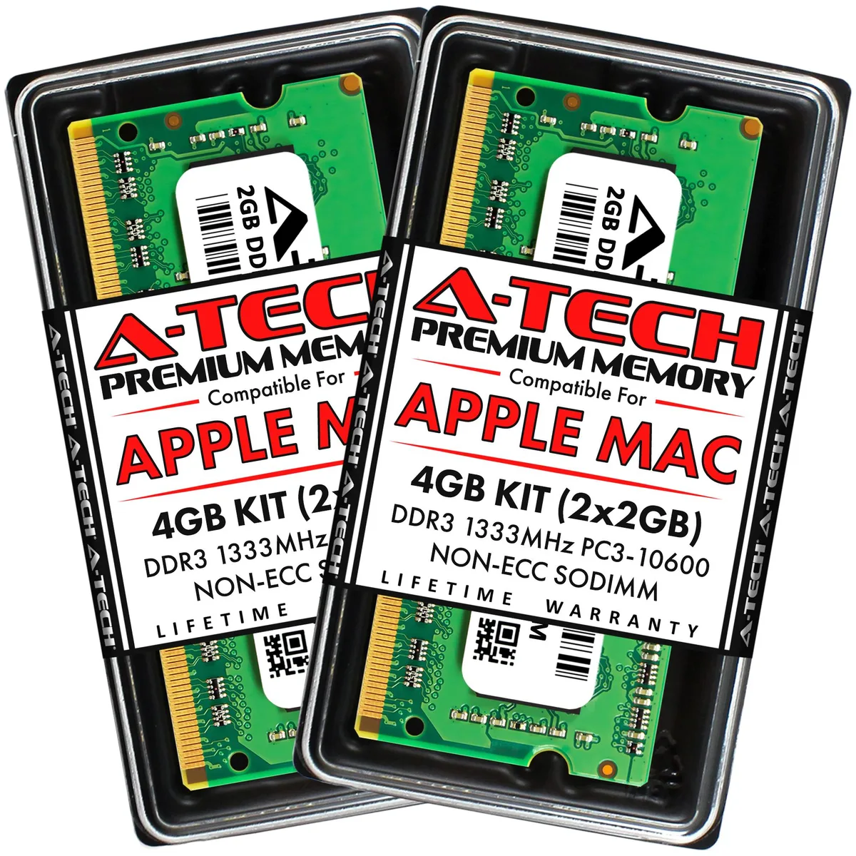 A-Tech A-Tech 4GB (2x2GB) DDR3 1333 SODIMM 204-Pin Memory Upgrade — product photo