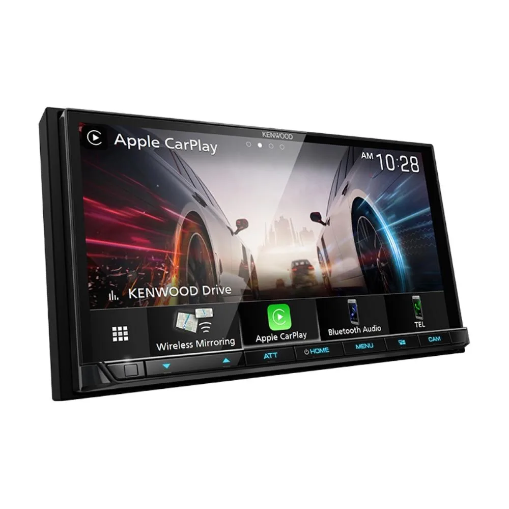 KENWOOD KENWOOD DMX9708S 6.95" Multimedia Receiver with CMOS-230LP License Plate Camera — product photo