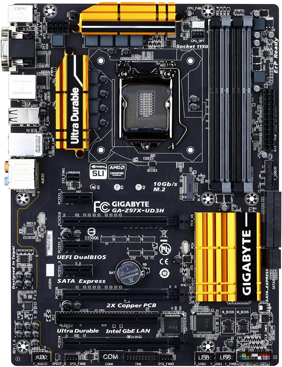 GIGABYTE GIGABYTE GA-Z97X-UD3H Intel motherboard — product photo