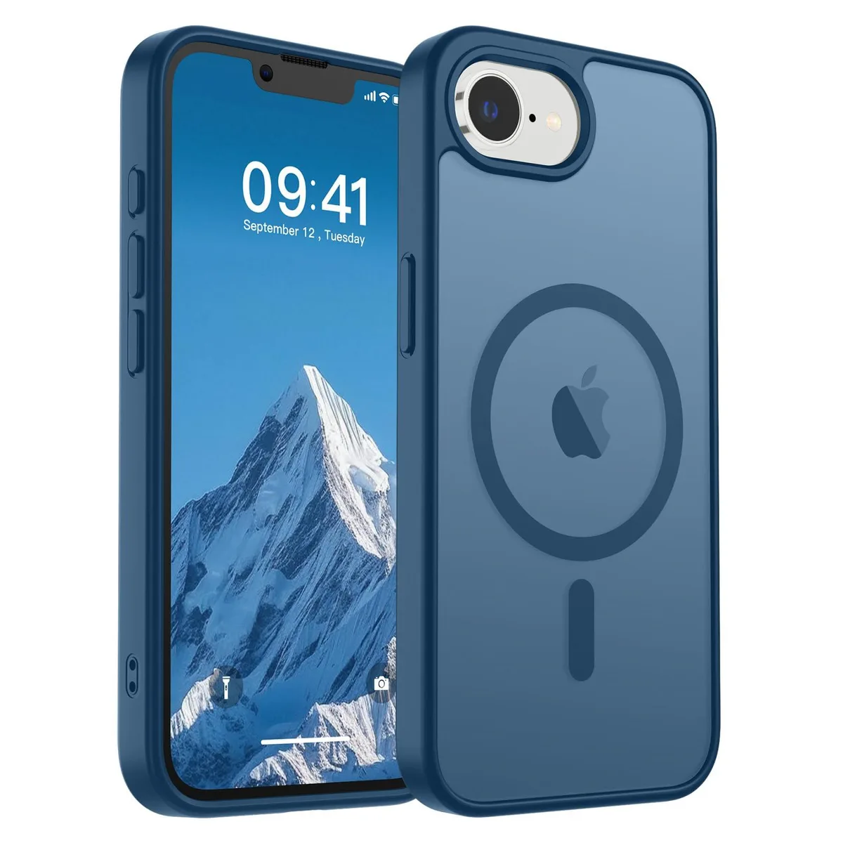 KEHIPI KEHIPI iPhone 16e Magnetic Case Deep Blue — product photo