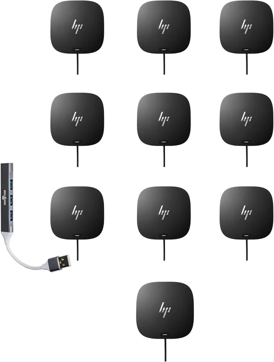 HP HP USB-C Dock G5 100W with Dockztorm Hub 10 Pack — product photo