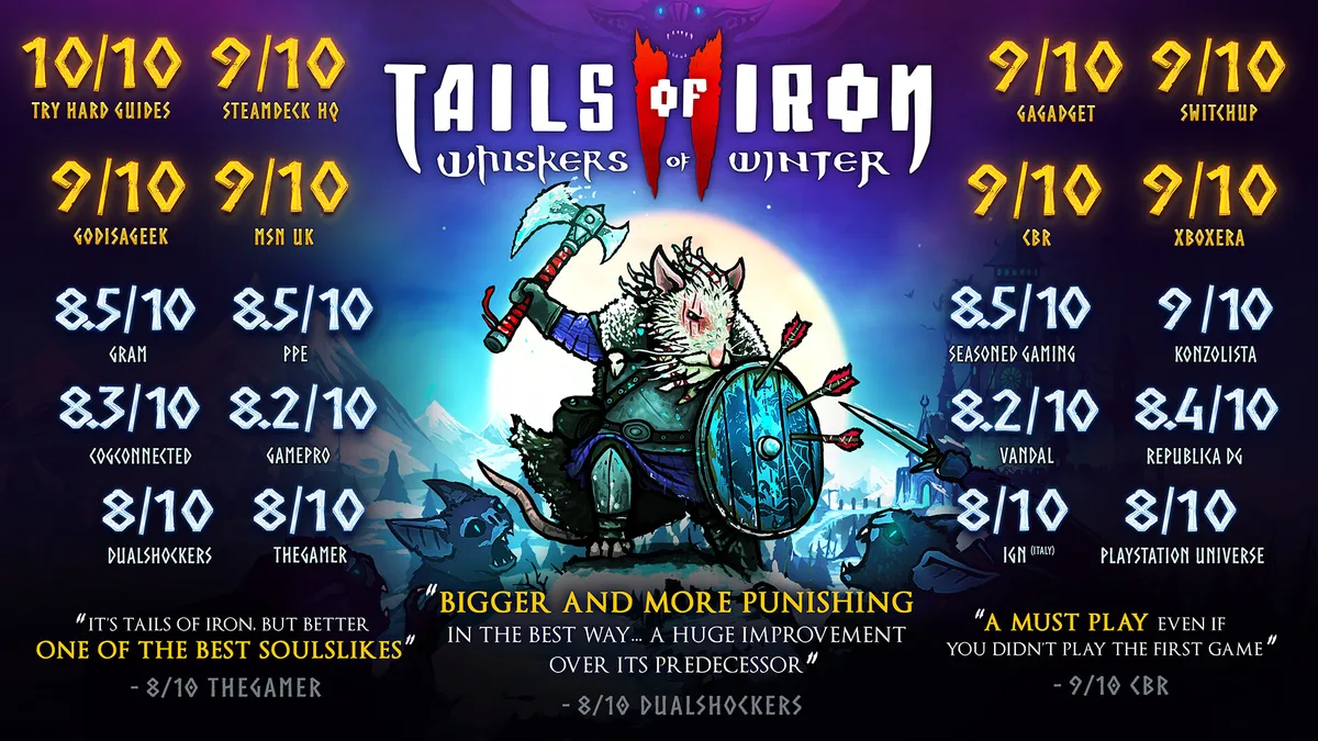 CI Games CI Games 88783 Tails of Iron 2 Whiskers of Winter Deluxe Edition downloadable game — product photo
