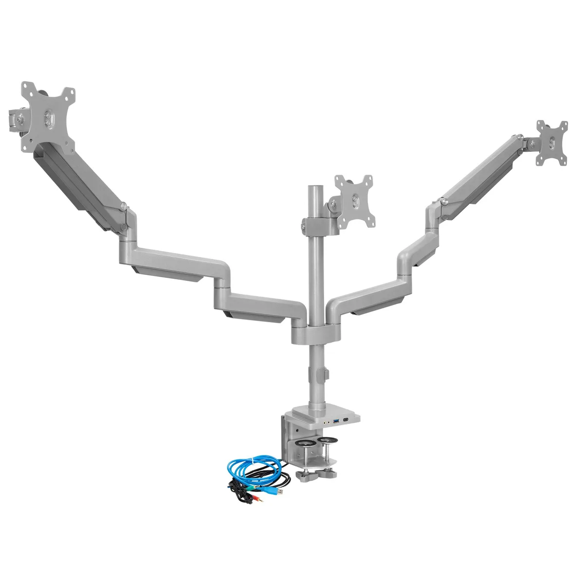 Mount-It Mount-It Triple Monitor Mount USB Audio 32in 46lb — product photo