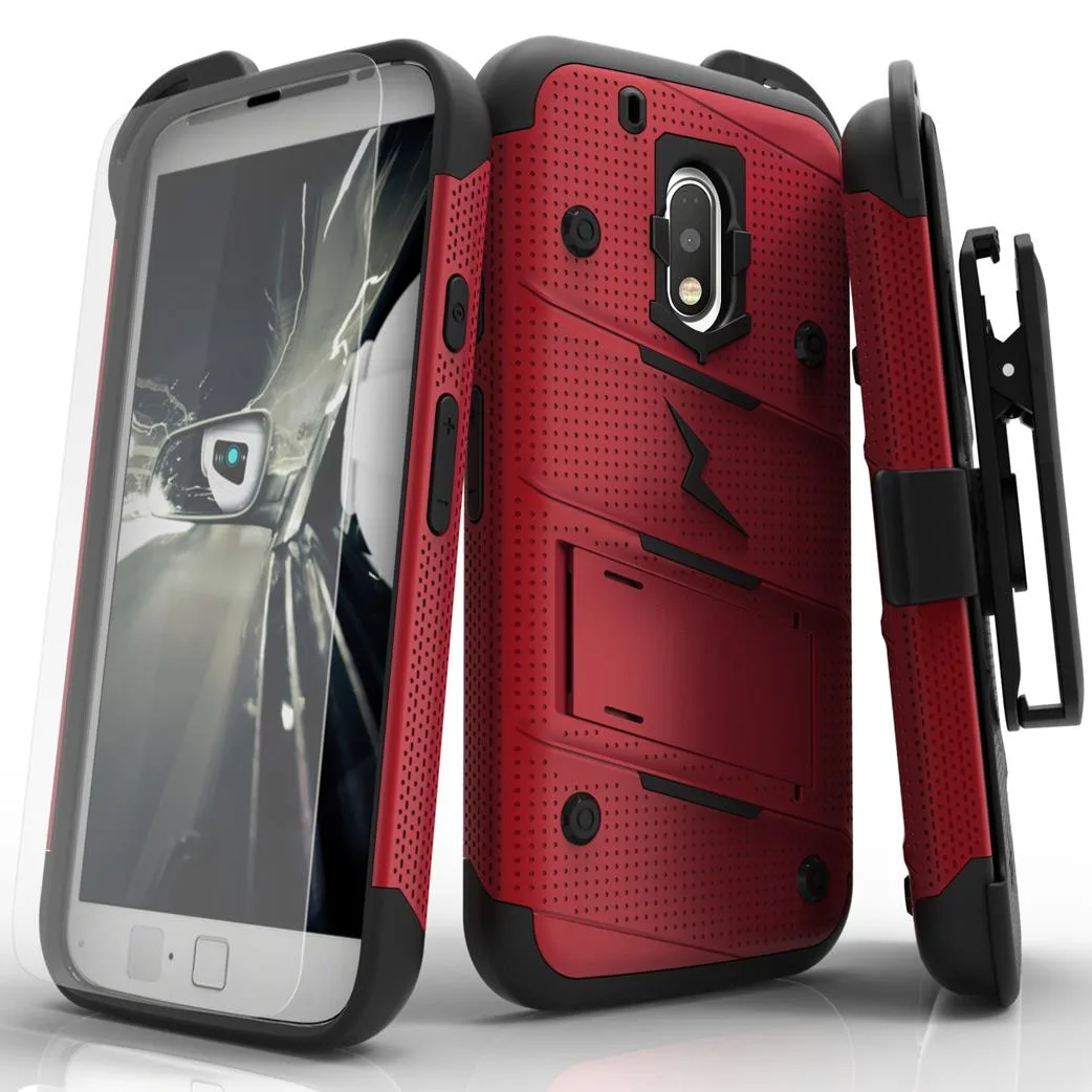 Zizo Zizo Bolt Series Case Red/Black Motorola G4 Play/E3 — product photo