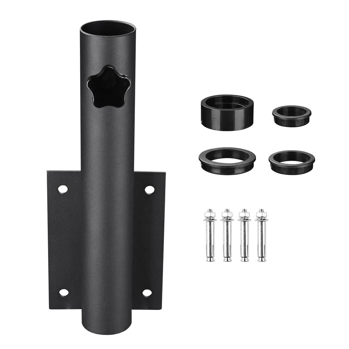 Yescom USA, Inc. Yescom USA, Inc. 22FPS010-DECK-06 Flag Pole Holder Deck Mount 1"–2 3/8 — product photo