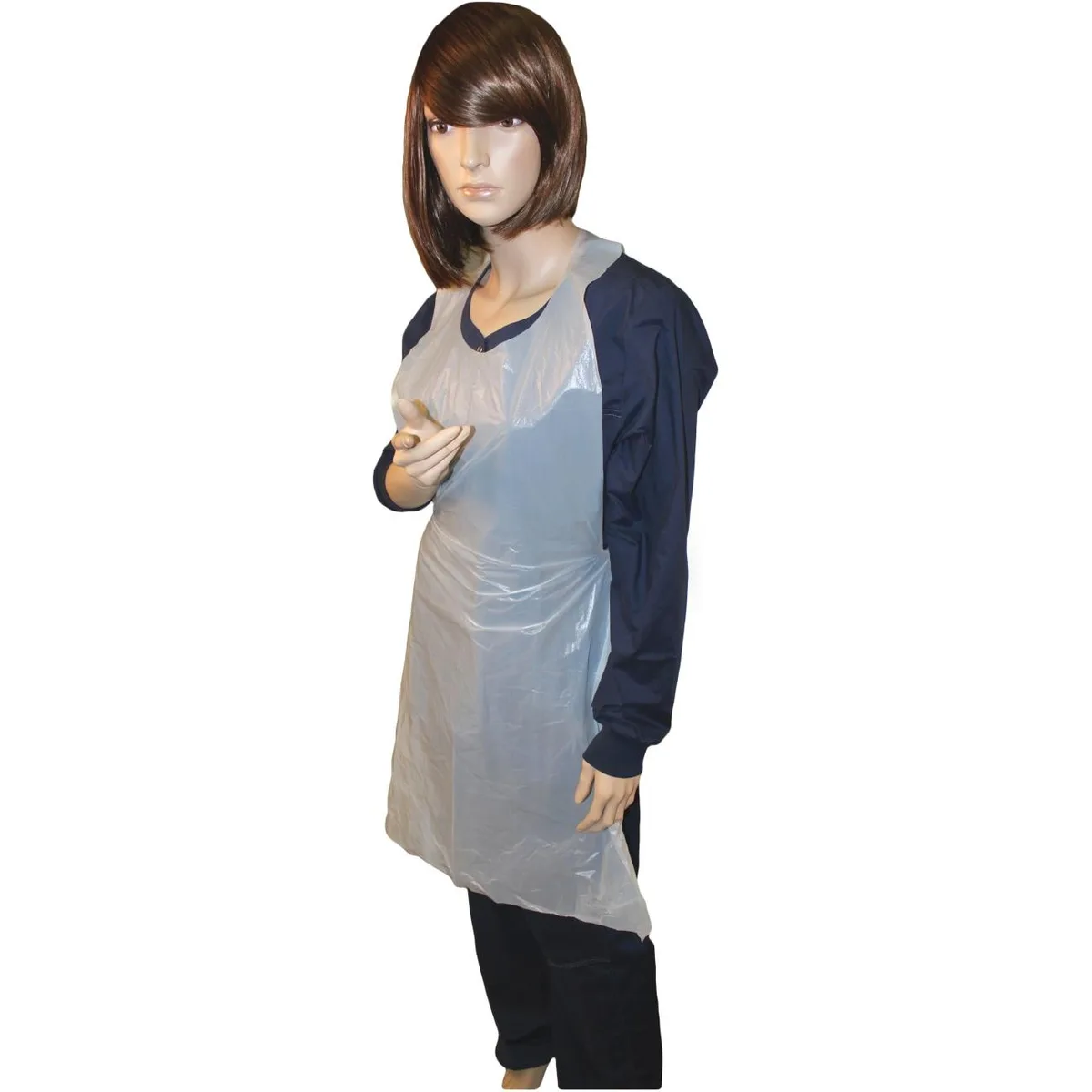 Genuine Joe Genuine Joe 85141CT 50" Disposable Poly Apron 1000 home health care — zdjęcie produktu
