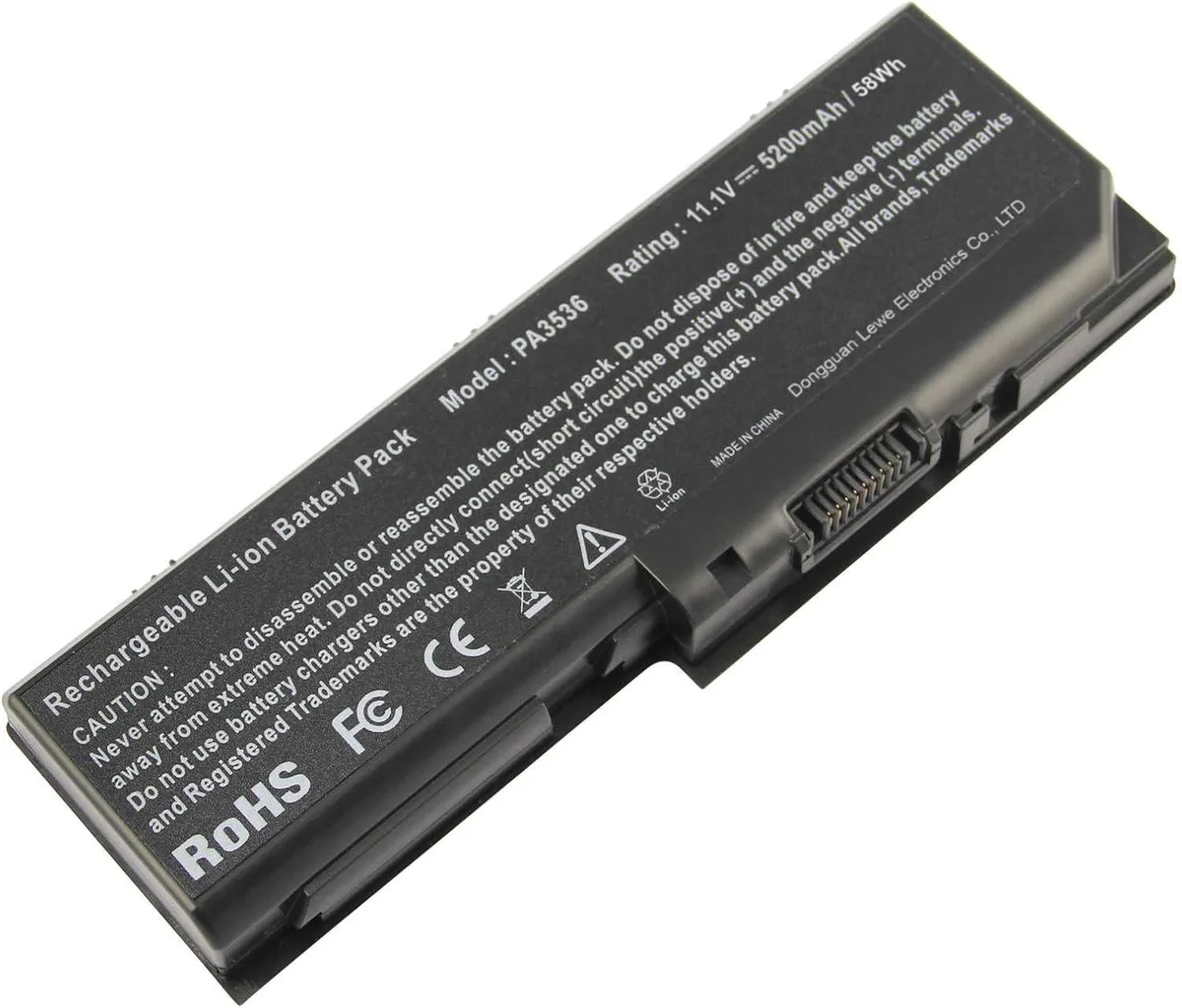 PISKEKAT PISKEKAT 6 Cell 11.1V 5200mAh laptop battery for Toshiba Satellite L350 L355-S7907 L355-S7915 P200 P205 P205D — product photo