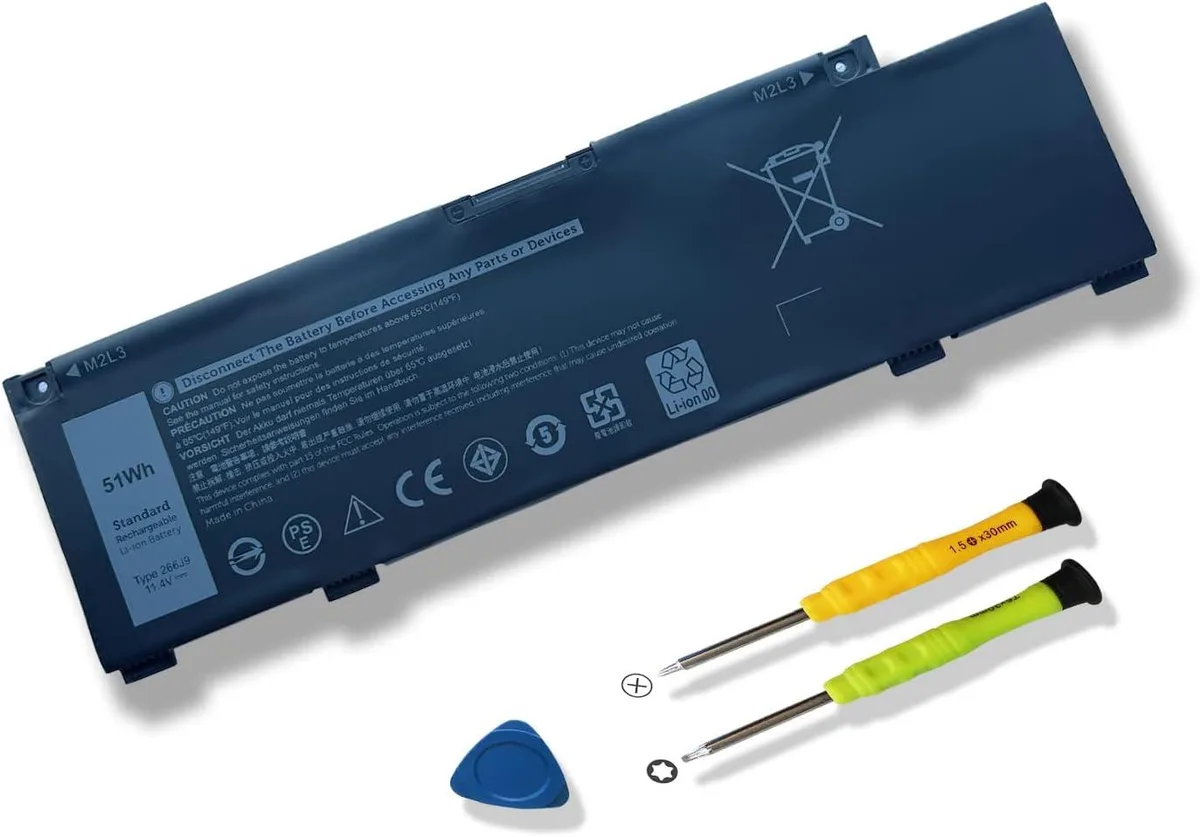NShi NShi 266J9 laptop battery 11.4V 51Wh 4255mAh 3-cell — product photo
