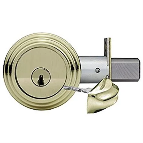Medeco Medeco 11-R633-605-00 Bright Brass 605 Grade 1 door lock — product photo