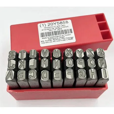 Value Brand Value Brand Hand Stamp 1/4 In Letter Set 27 Pcs — product photo