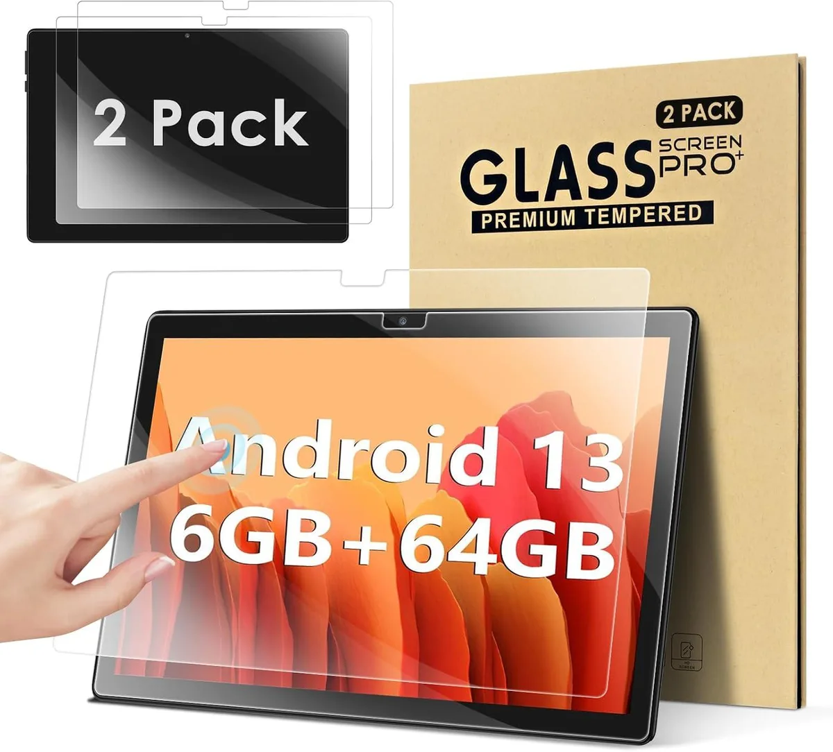 Leelbox Leelbox Screen Protector 2 Pack for ECOPAD THTH-K12C 10.1 inch — product photo