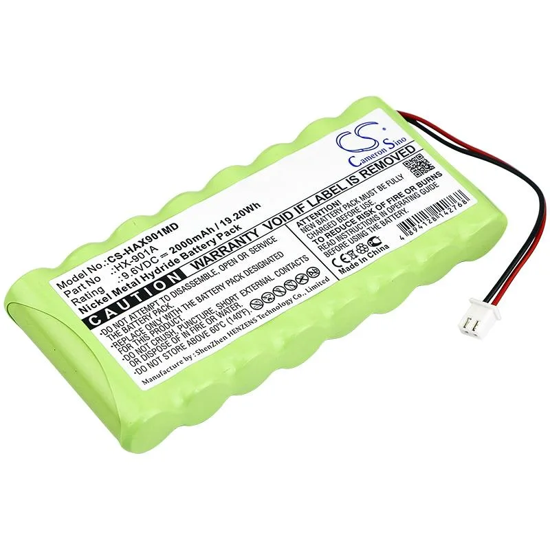 Cameron &amp; Co Cameron &amp; Co Replacement Battery for HUAXI HX-901A 9.6V 2000mAh Ni-MH Green video accessory — product photo